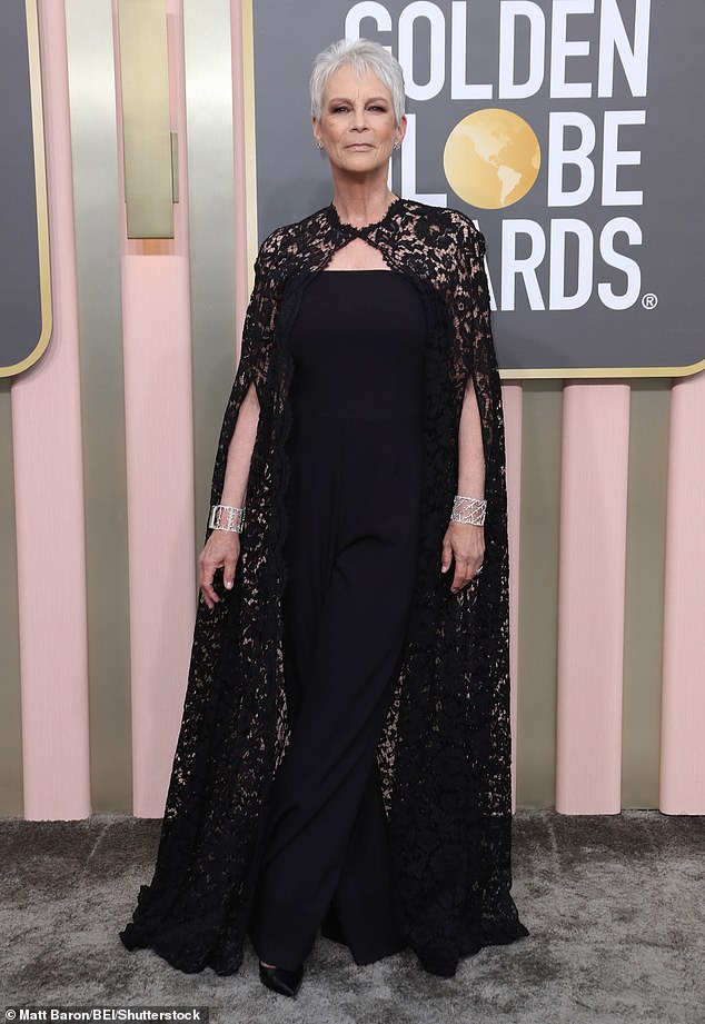 Curtis out: Just days prior, Jamie Lee Curtis - who is also one of the night's nominees - revealed she would be skipping the ceremony after contracting the virus; seen Tuesday