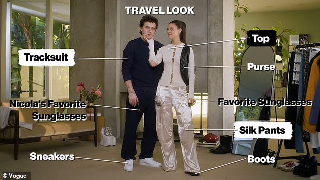 High end: For their 'vintage' outfits, the pair's total added up to $11,595, and their 'day to night' looks were $11,000