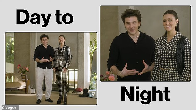 Night out: They shared looks for every occasion such as 'business meeting' attire to a 'date night' look