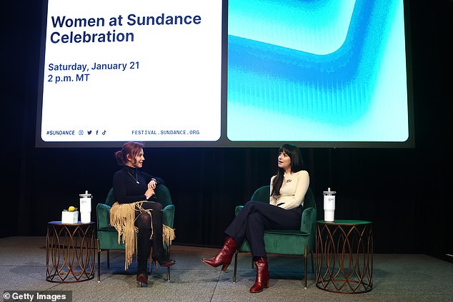 Chatting: Both women are known advocates for women's rights and are both activists in the political world