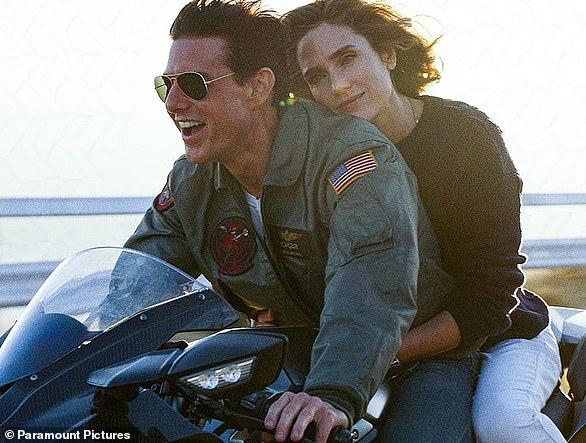 Box office hit Top Gun: Maverick starring Tom Cruise. The movie was snubbed by the Globes