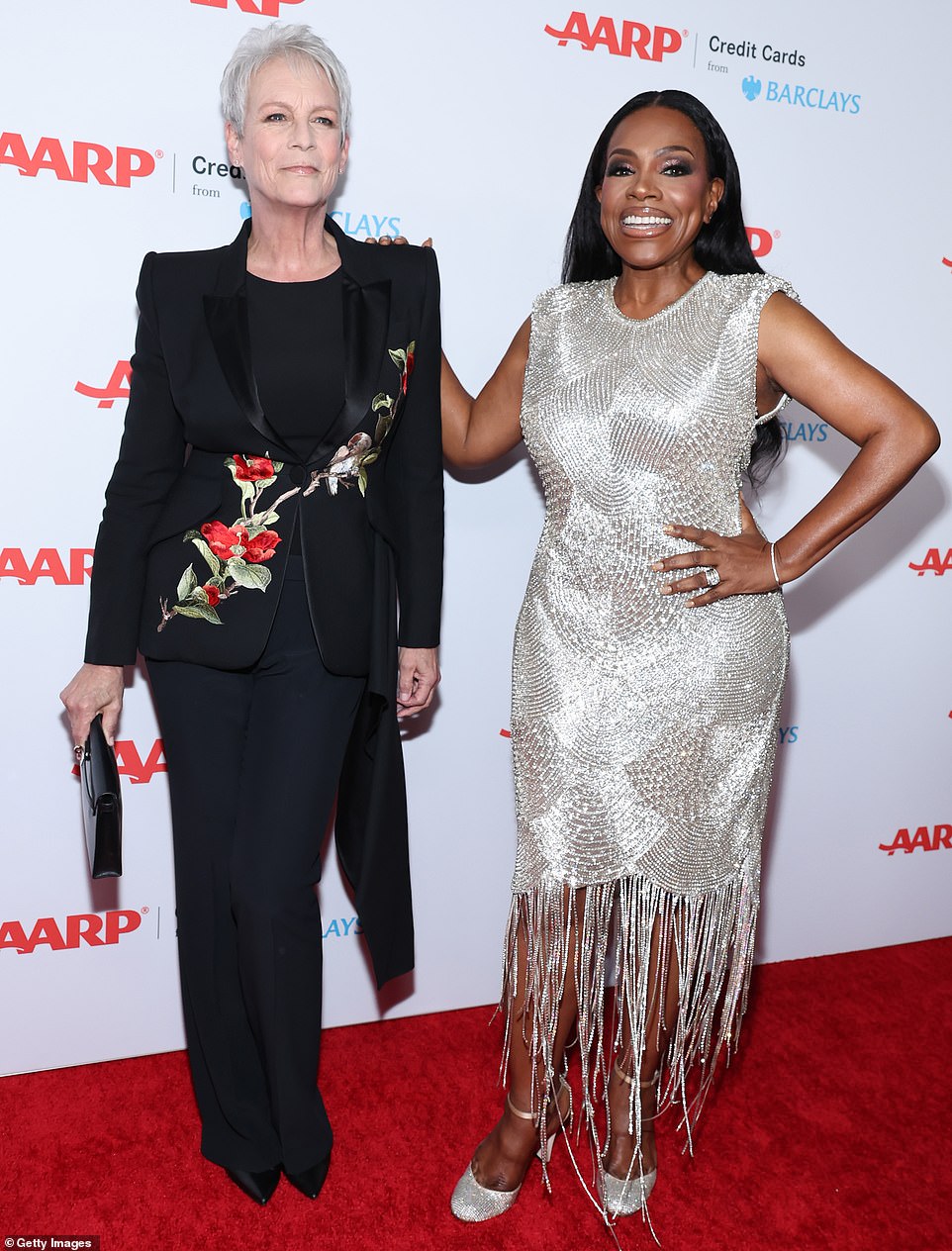Happy faces: The pair are both nominated for big awards at the event