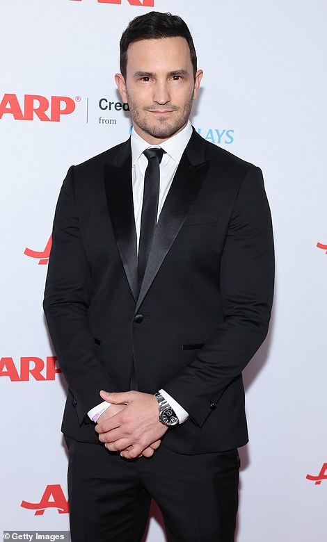 Nice: Jeremy Bloom kept it simple with black tie event attire