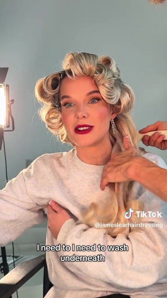 Helen Flanagan strips TOPLESS in hair salon and tells hairdresser you could ruin my life with this video!
