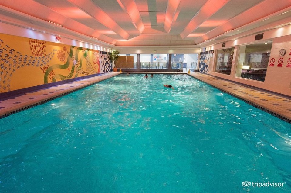 Indoor swimming pool at Dalmeny Resort Hotel.