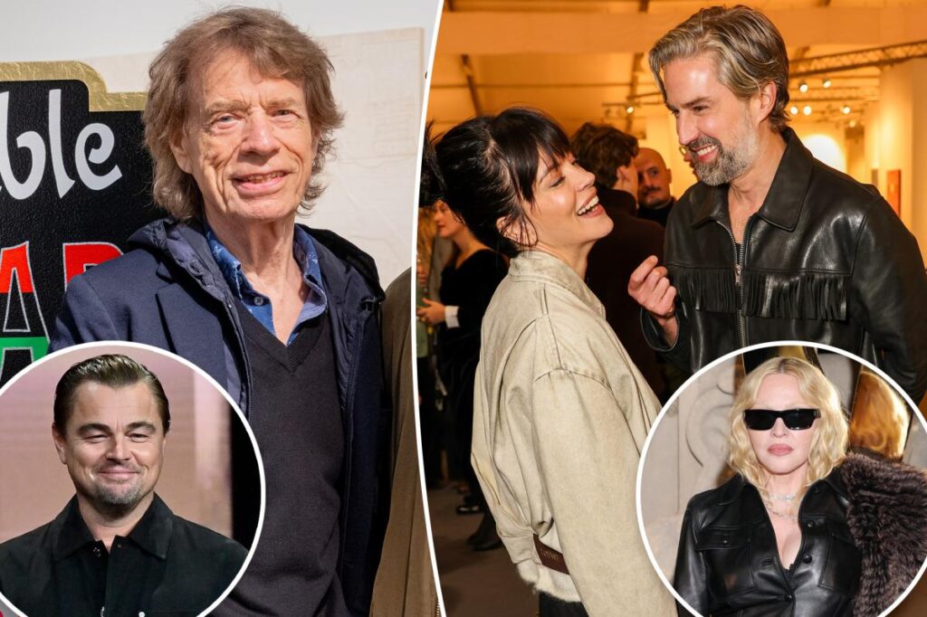 Mick Jagger, Madonna, Leo DiCaprio at Frieze London