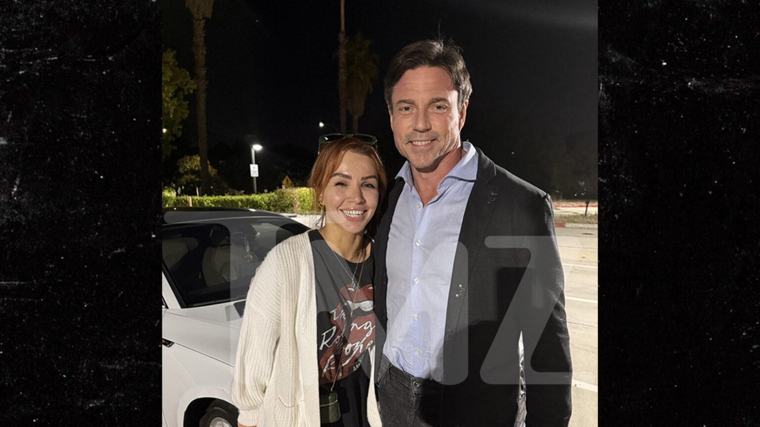 Aaron Phypers Positions for Delighted Picture With Bail Bondswoman After Release From Prison