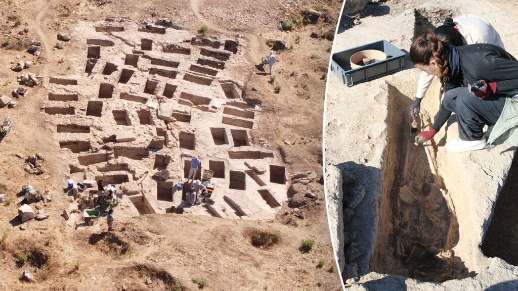 Archaeologists reveal large complex of ancient burial places in scriptural city connected to St Paul'&#x 27; s letter