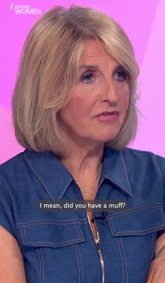 Nadia Sawalha on Loose Women.