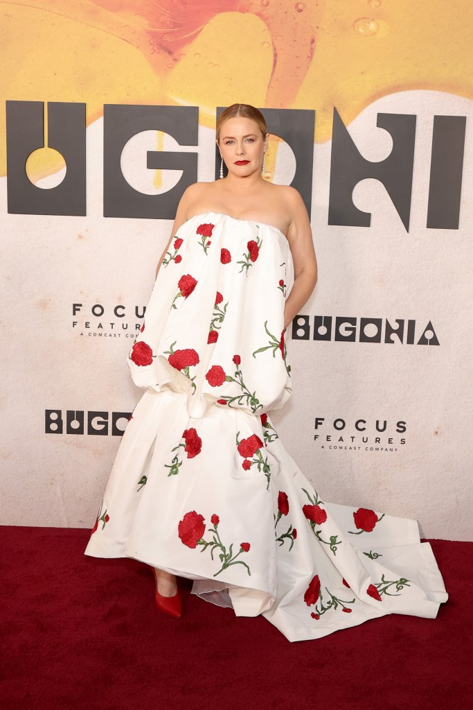 Alicia Silverstone attends Focus Features' "Bugonia" New York Premiere