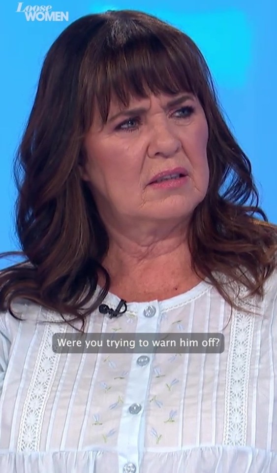 Nadia Sawalha on Loose Women.