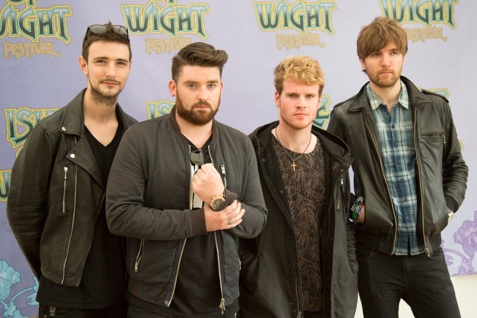Kodaline band members Jason Boland, Mark Prendergast, Steve Garrigan, and Vinny May posing together.