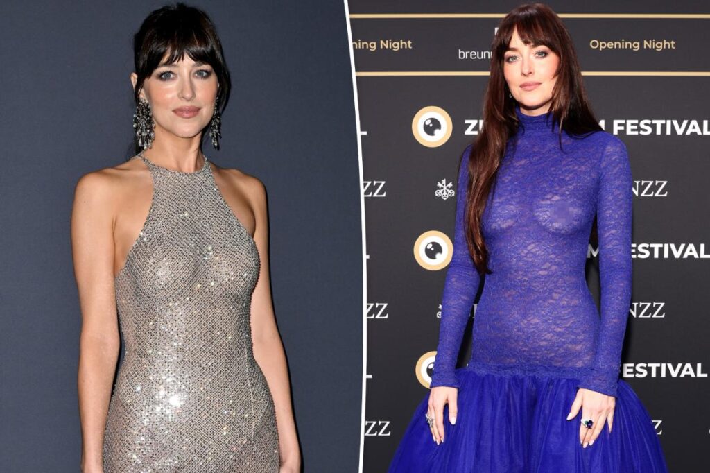 Dakota Johnson addresses criticism of her red carpet naked gowns