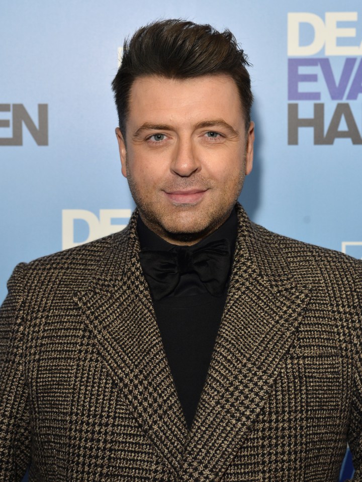 Mark Feehily attending the "Dear Evan Hansen" opening night.