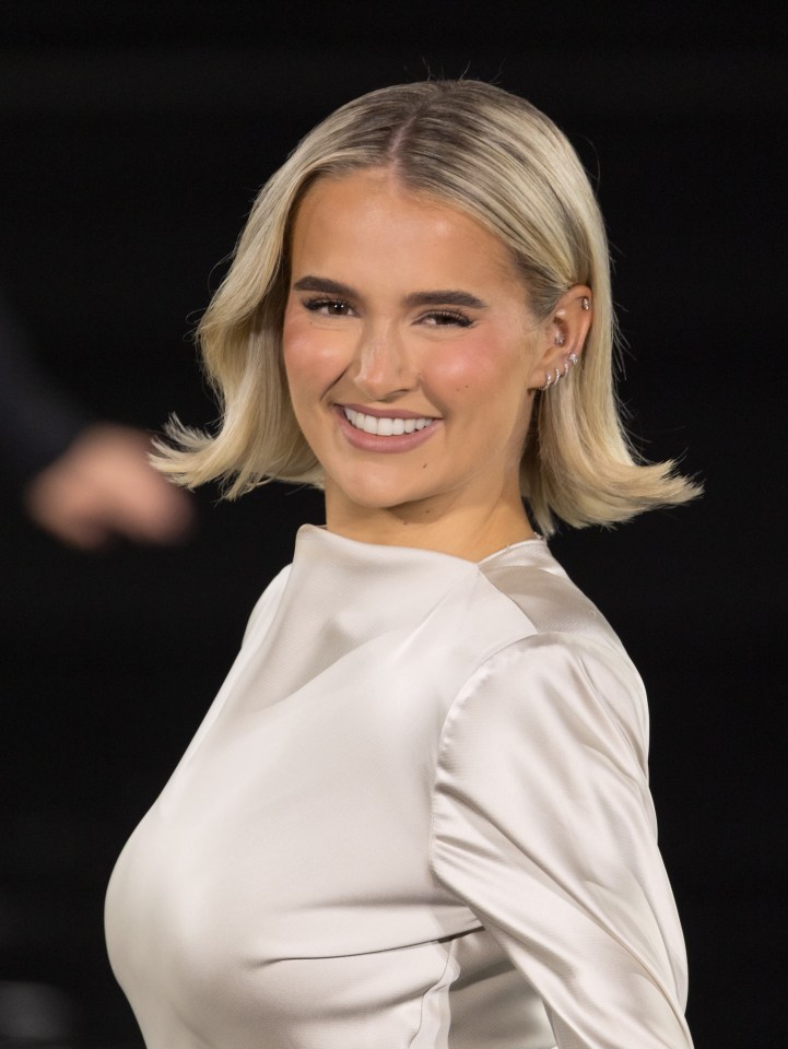 Molly-Mae Hague on the runway during Paris Fashion Week.