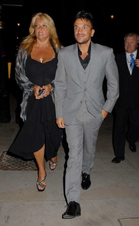 DB7H9Y Peter Andre and manager Claire Powell The Caudwell Children's Butterfly Ball held at Banqueting House - Outside departures London, England - 12.05.11