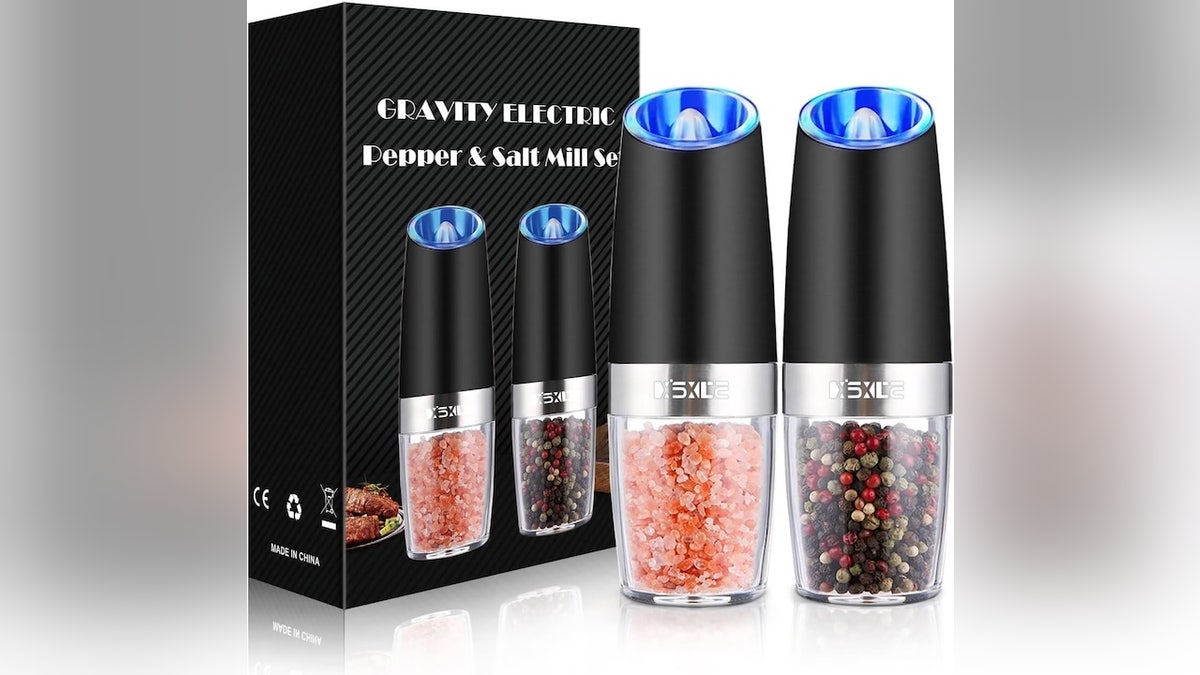 This electric grinder is great for adding fresh flavor to your food. 