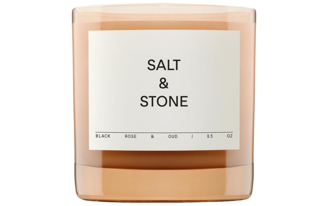 Salt & Stone Black Rose & Oud candle, 8.5 oz.