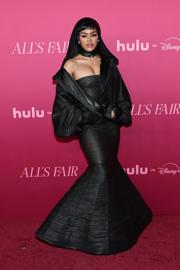 Teyana Taylor attends the premiere of Hulu's "All's Fair"