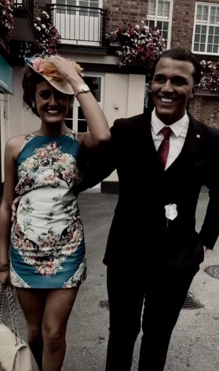 Venezuela Fury and her boyfriend at York Races.