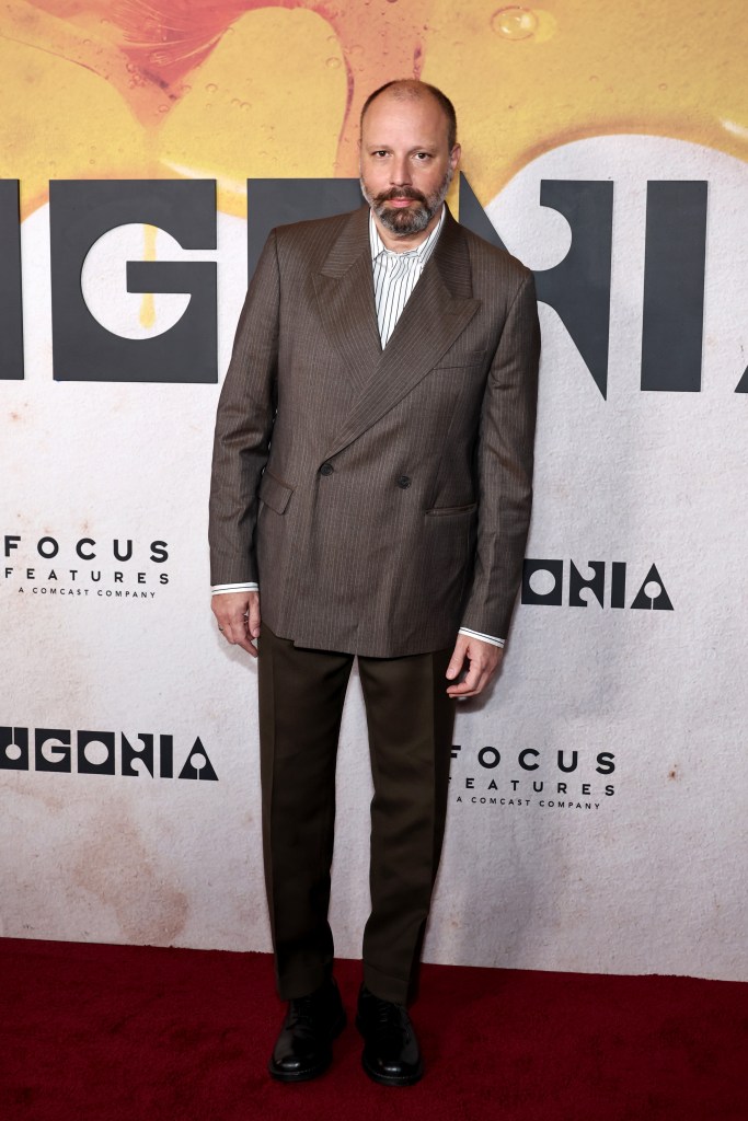 Yorgos Lanthimos attends Focus Features' "Bugonia" New York Premiere