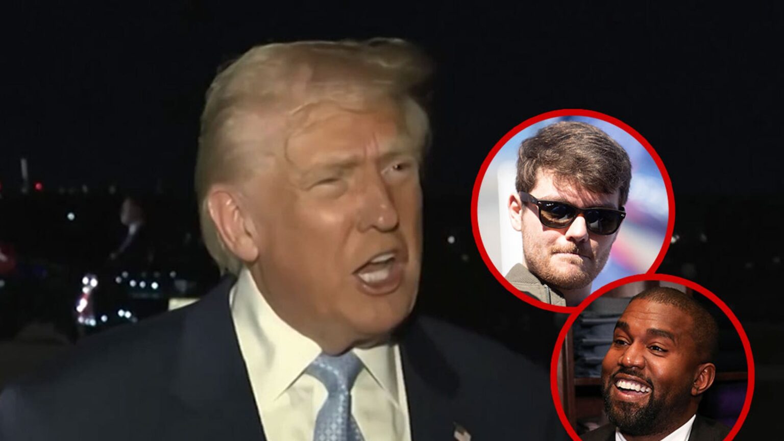 Trump Calls Kanye ‘Someone’ While Talking About Notorious Nick Fuentes Supper