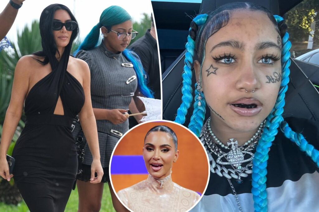 How North responded to reaction over phony tattoos and piercings How North responded to reaction over phony tattoos and piercings