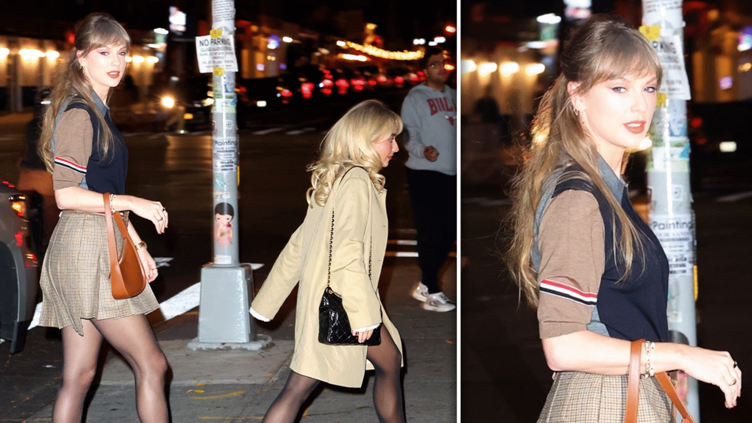 Taylor Swift Grabs Supper With Sabrina Carpenter In New York City City Taylor Swift Grabs Supper With Sabrina Carpenter In New York City City