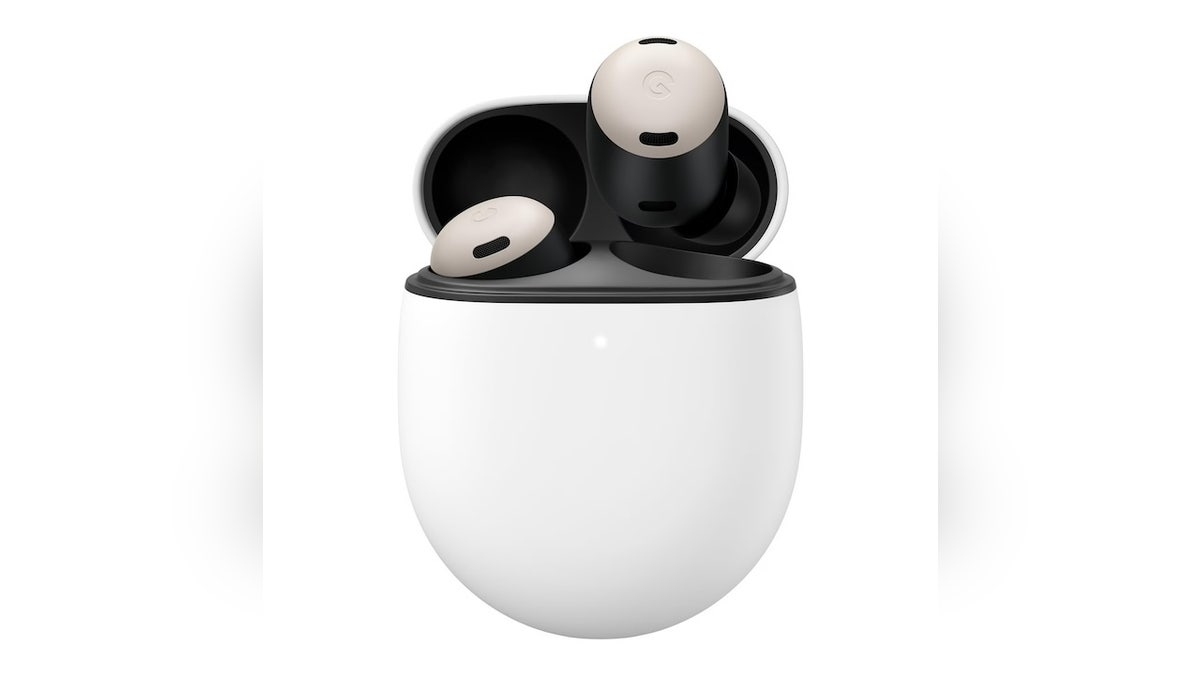 Dial into music and podcasts with these noise-cancelling headphones from Google Pixel.