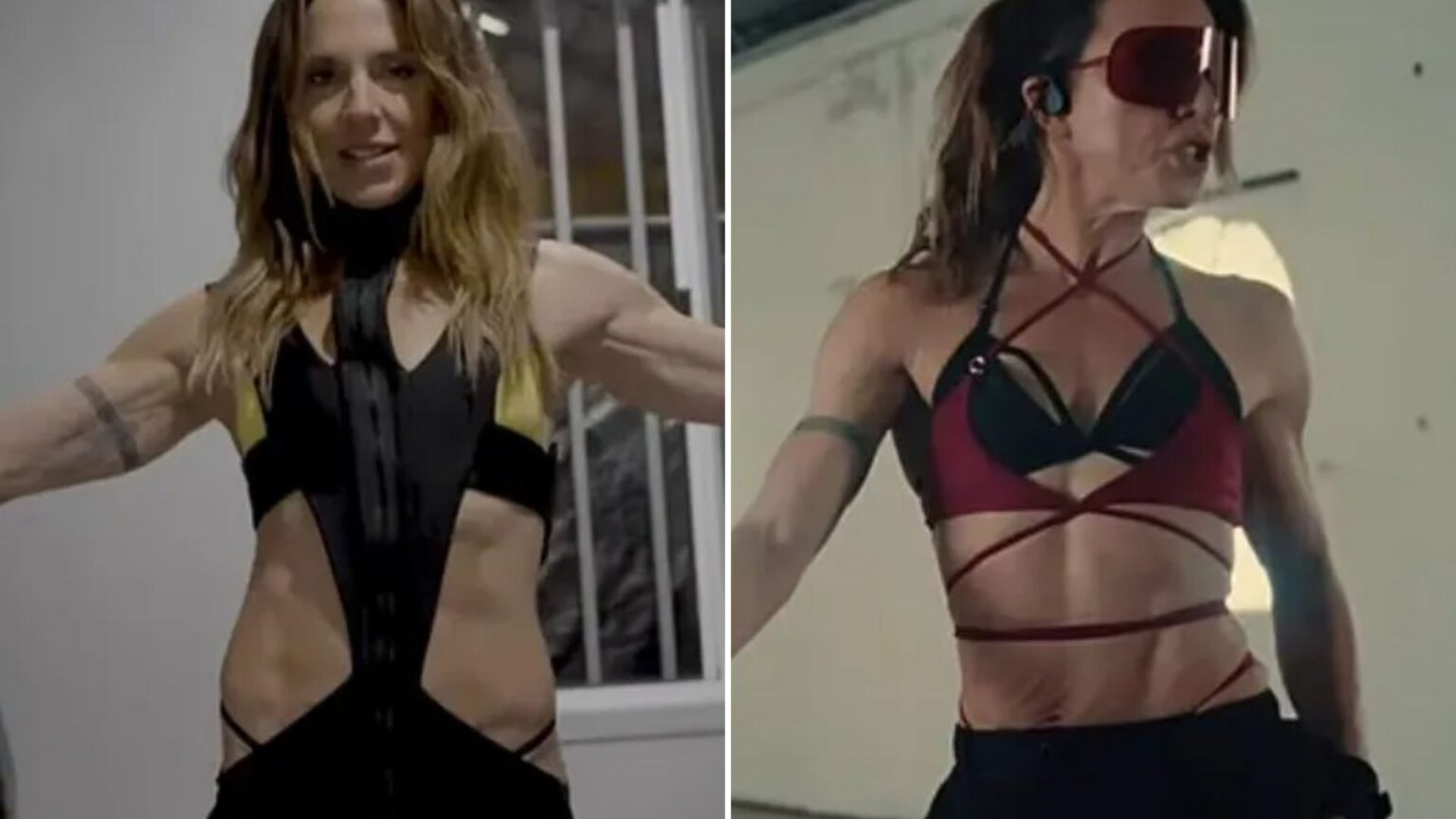 Mel C, 51, displays excellent abs in exposing exercise equipment Mel C, 51, displays excellent abs in exposing exercise equipment